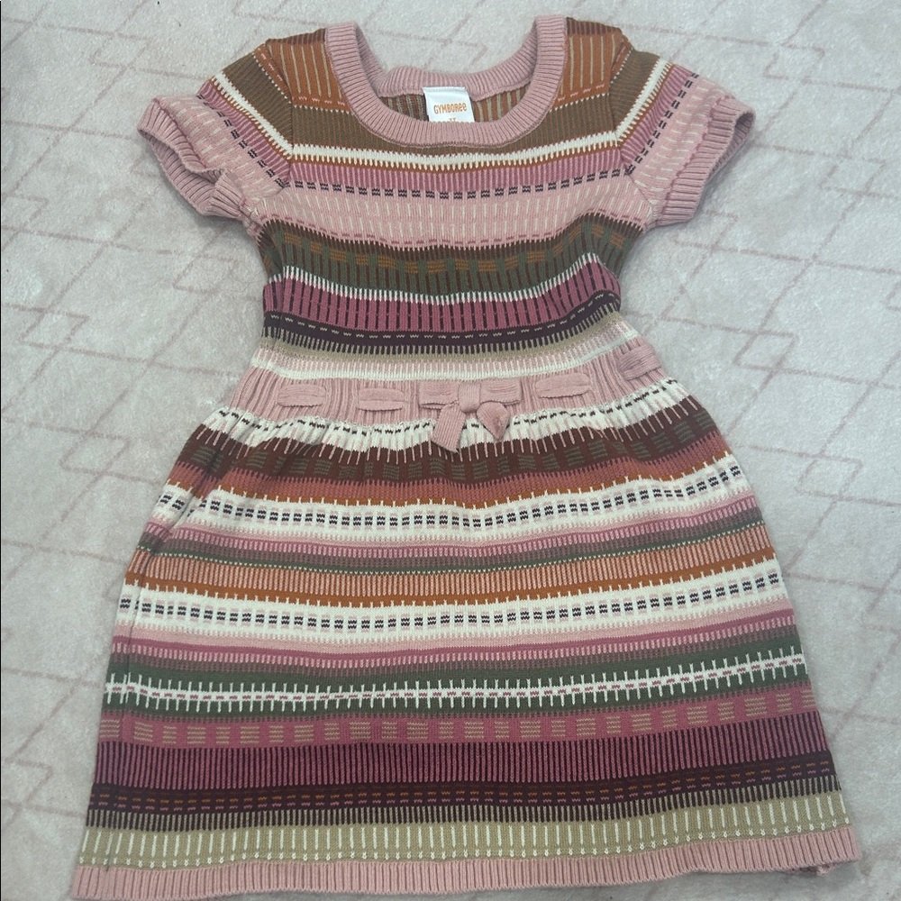 Gymboree Multicolor Striped Knit Dress